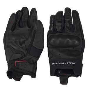 Harley-Davidson FXRG Motorcycle Gloves Mens 2XL Black Leather Armored Biker Gear